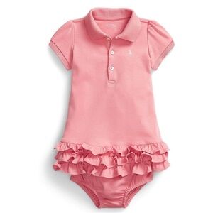 Polo by Ralph Lauren Pink Ruffle Diaper Cover